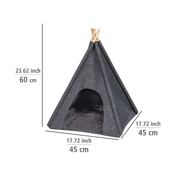 Tumehall lemmikloomade telk 45x45 cm Tipi – Wenko-image-4