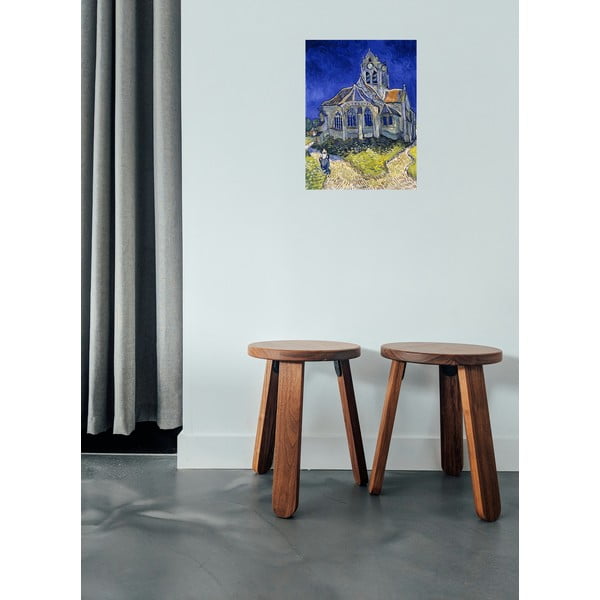 Maal - reproduktsioon 30x40 cm The Church at Auvers, Vincent van Gogh - Fedkolor-image-1