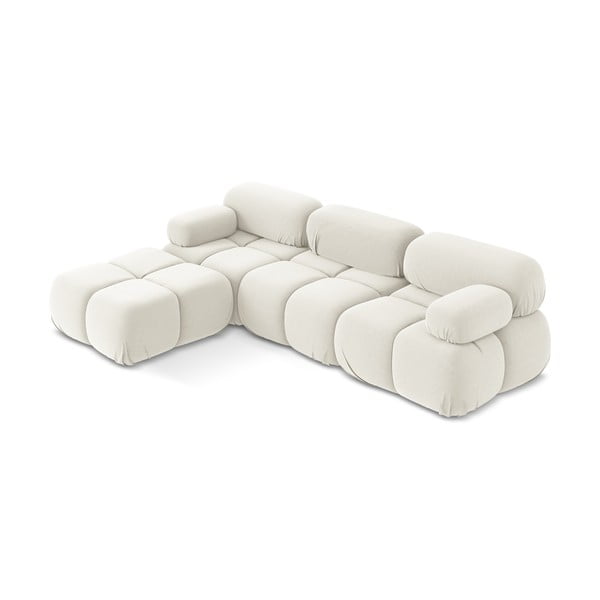 Valge sametne moodul diivan Lokua - Makamii-image-2