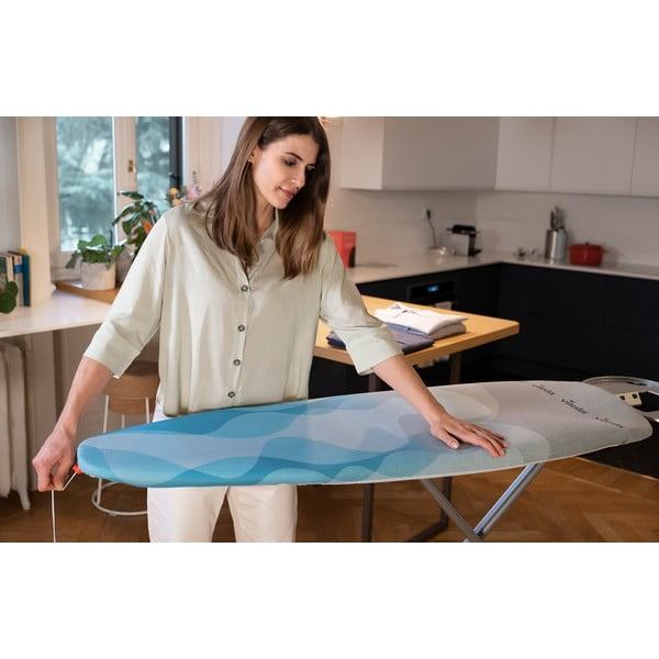 Sinihall puuvillane triikimislaua kate Ultra Fresh - Vileda-image-2
