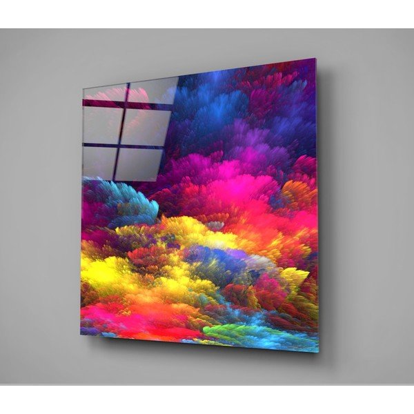 Klaasimaal, 40 x 40 cm Color Burst - Insigne-image-3