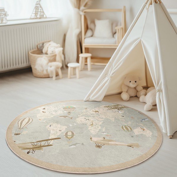 Pestav laste mänguvaip ø150 cm Vintage World - Mila Home-image-1