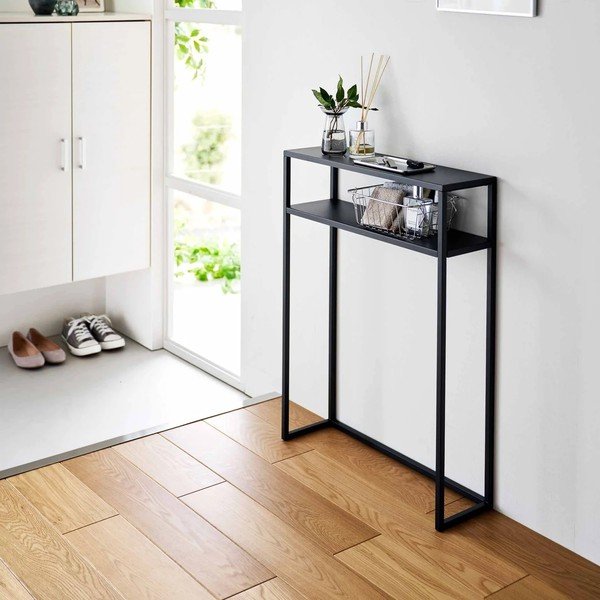 Must metallist konsoollaud 18x60 cm Tower - YAMAZAKI-image-2