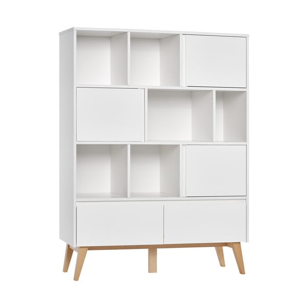 Valge laste raamaturiiul , 120 x 160 cm Swing - Pinio-image-2