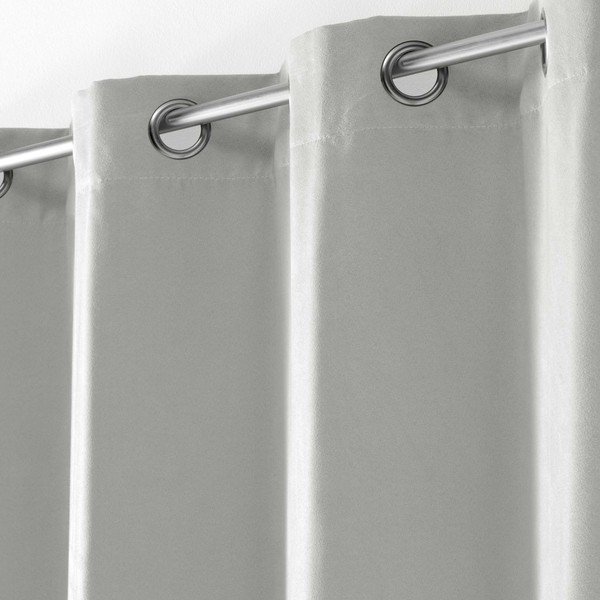 Helehall seemisnahast kardin 140x240 cm Sultane - douceur d'intérieur-image-1