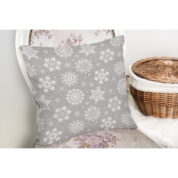 Jõulupadjapüür Lumehelbeke, 42 x 42 cm - Minimalist Cushion Covers-image-2