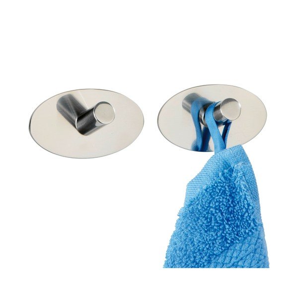 Komplekt 2 isekinnituvat roostevabast terasest konksu Piceno - Wenko-image-1