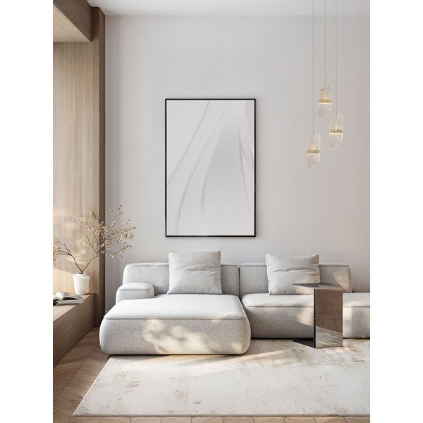 Metallist hämardatav LED-ripatslamp messingivärvis klaasist varjuga, läbimõõduga 32 cm Lucien - Nova Luce-image-1