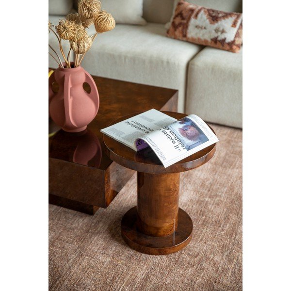 Ümmargune abilaud ø 46 cm Quinn - Dutchbone-image-1