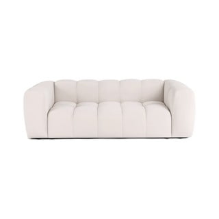 Kreem sametist diivan 225 cm Cube - Bonami Selection