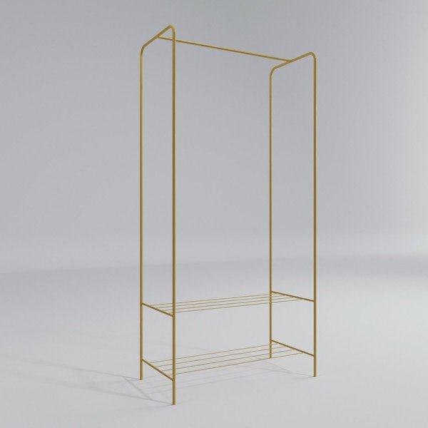 Kuldne metallist riidenagi Frankenthal - Kalune Design-image-3