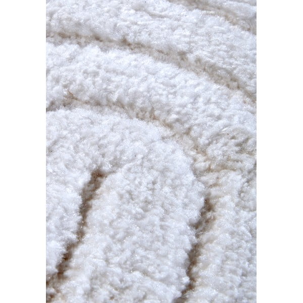 Valge ümmargune vaip ø 160 cm Panglao New York White - Elle Decoration-image-4