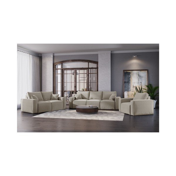 Béžová pohovka Cosmopolitan Design Miami, 245 cm-image-4