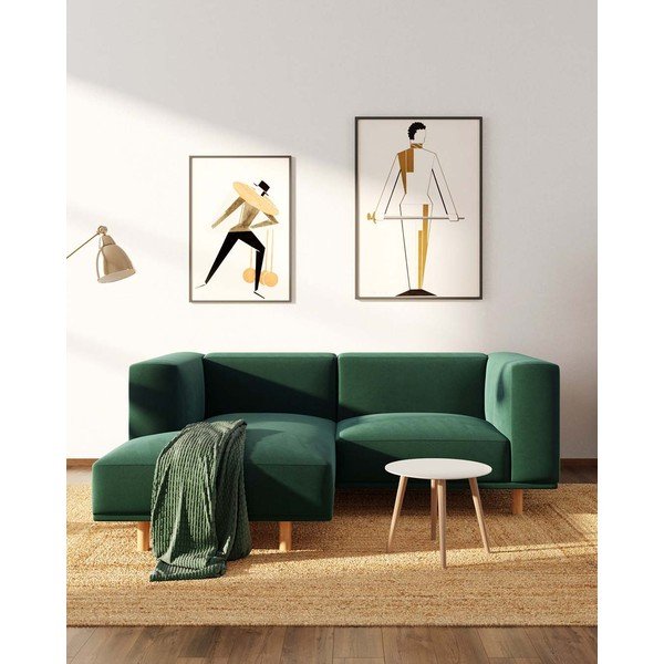 Tumeroheline sametist nurgadiivan (vasak nurk) Kukumo - Ame Yens-image-1