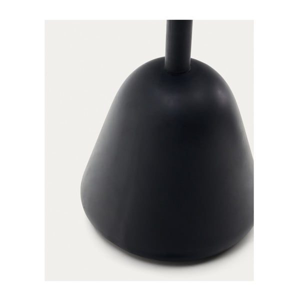 Ümmargune akaatsiaplaadiga diivanilaud ø 43 cm Saura - Kave Home-image-3