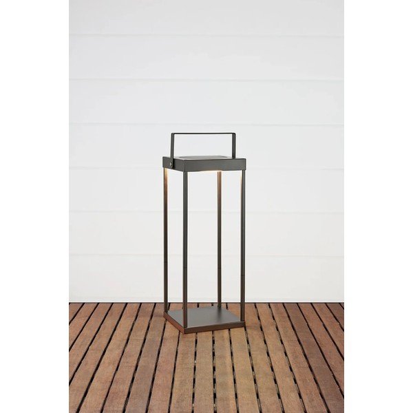 Must päikesepaneeli/USB-ga LED-latern (kõrgus 53 cm) Pure - Markslöjd-image-4