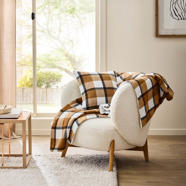 Dekoratiivne padi 45x45 cm Ecossais - douceur d'intérieur-image-1