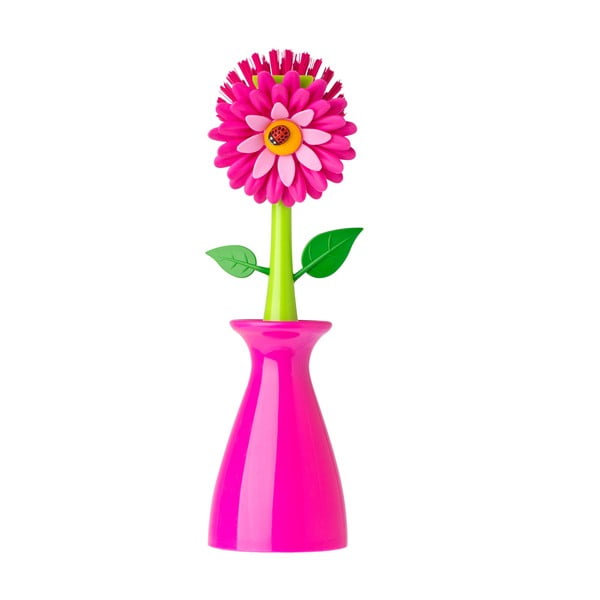 Kartáč na nádobí Vigar Pink Flower