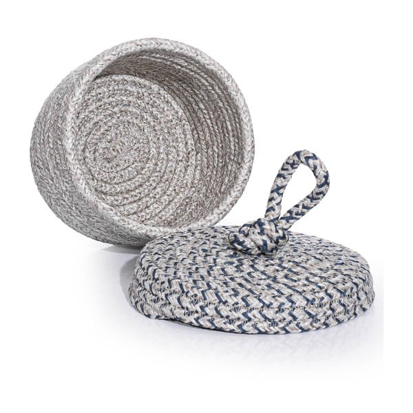 Kaanega riidest dekoratiivne hoiukarp - Mioli Decor-image-2