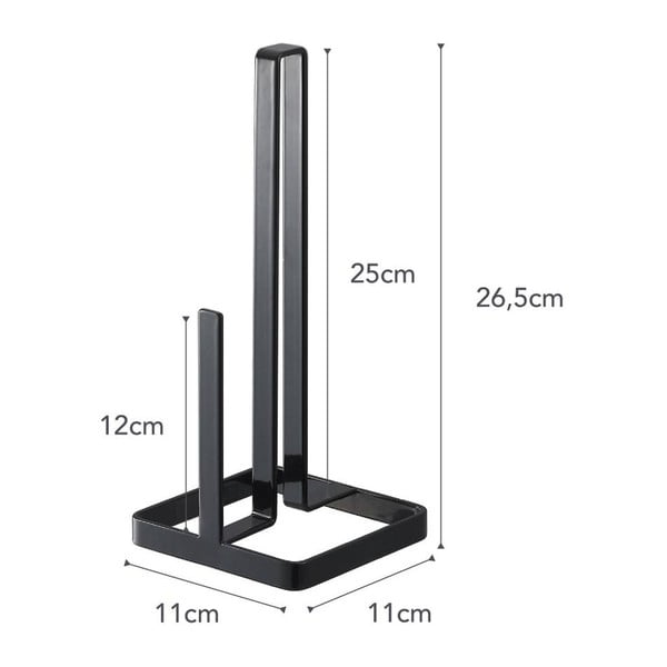 Must teras majapidamispaberi stend Tower – YAMAZAKI-image-2