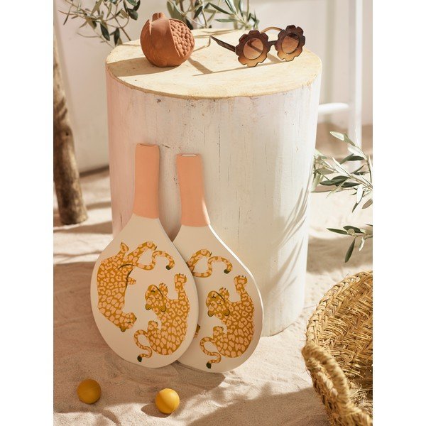 2 rannatenniseväljaku ja pallide komplekt Call of the Wild - Sunnylife-image-1