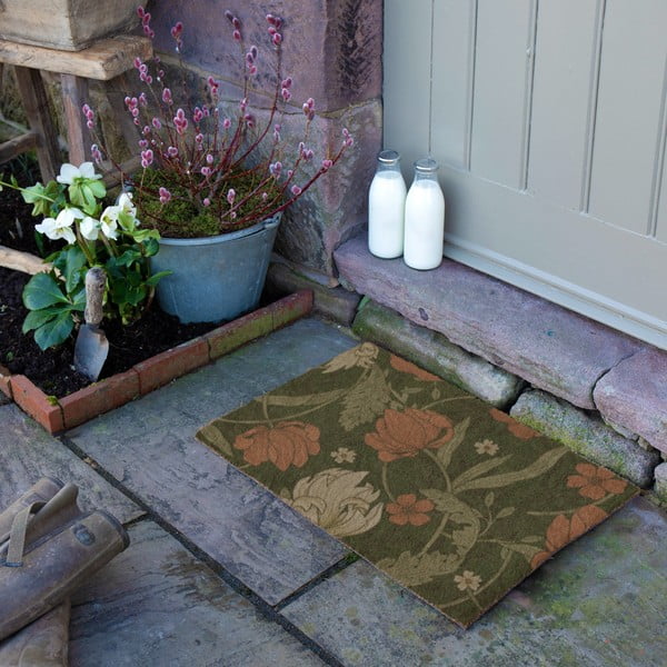 Kookoskiududest uksematt 40x60 cm William Morris Rose - Artsy Doormats-image-4