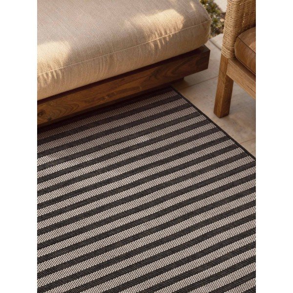 Must/kreemikas sise- ja õuevaip 160x230 cm Haringey Linley - Ted Baker-image-3