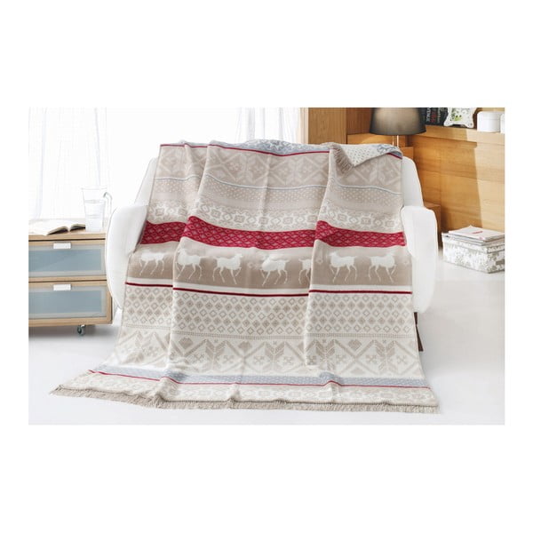 Bavlněná deka Aksu Bianna, 220 x 180 cm