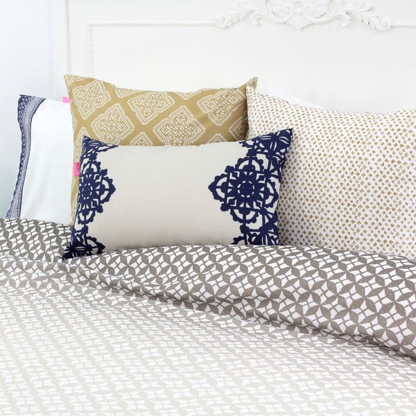 Sada 2 bavlněných povlaků na polštář Happy Friday Embroidery-image-1