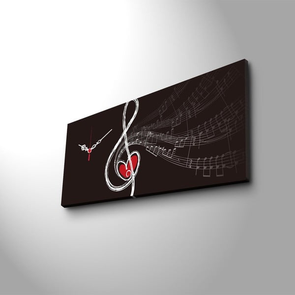 Dekoratiivne seinakell Viiulivõti, 30 x 70 cm - Wallity-image-2