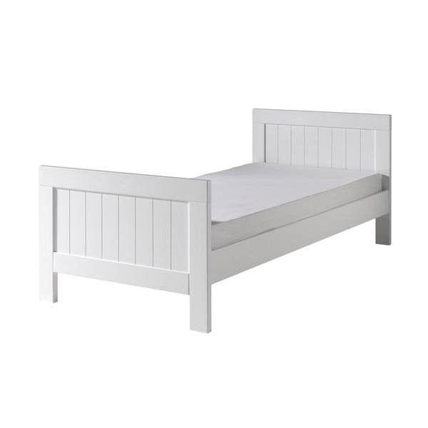 Bílá dětská postel Vipack Lewis, 200 x 90 cm