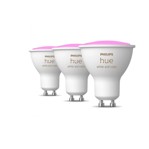 LED nutipirnid 3tk komplektis GU10, 6W White and color ambiance - Philips Hue-image-1