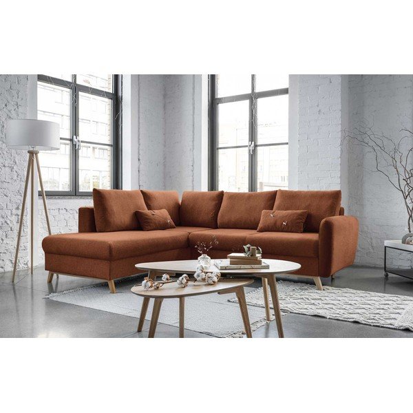 Telliskivist oranž nurgas diivanvoodi L, vasakpoolne nurk Scandic Lagom - Miuform-image-3