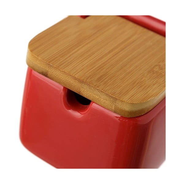 Punane bambusekaanega kivisoolapurk , 250 ml - Casa Selección-image-3