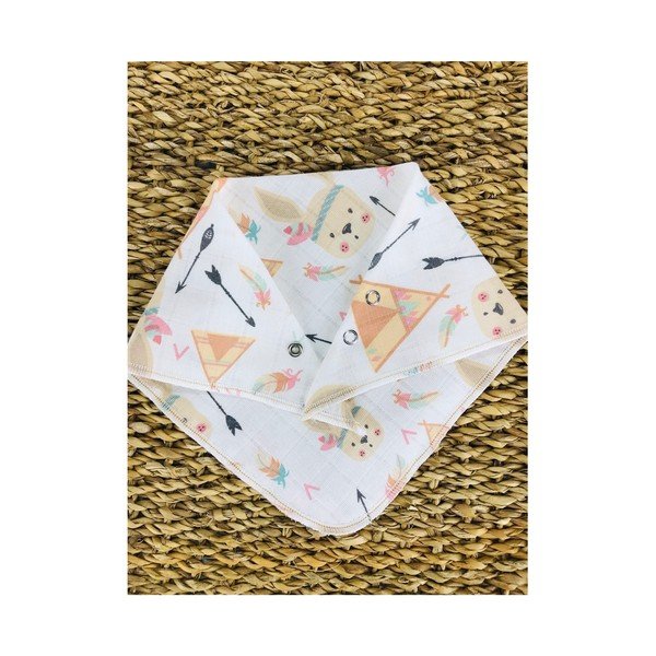 Valged musliinist rinnatükid 4 tk komplektis Mila - Mila Home-image-2