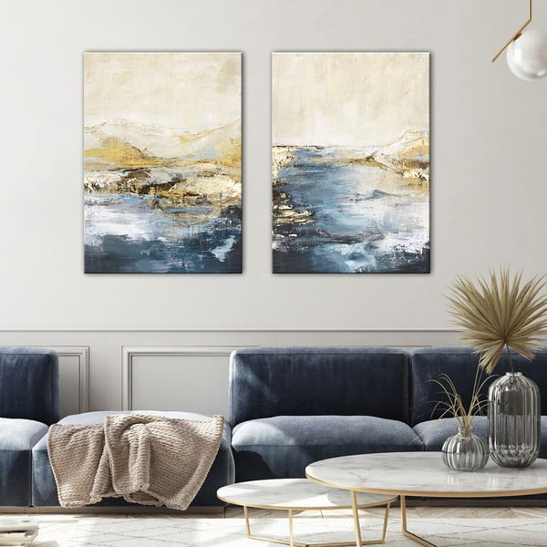 Käsitsi maalitud elementidega maal 60x80 cm Astonish - Malerifabrikken-image-2