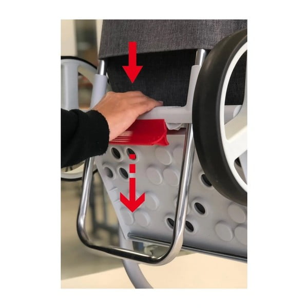 Ratastega ostukott 53 l Com Tweed Polar Black Tube - Rolser-image-3