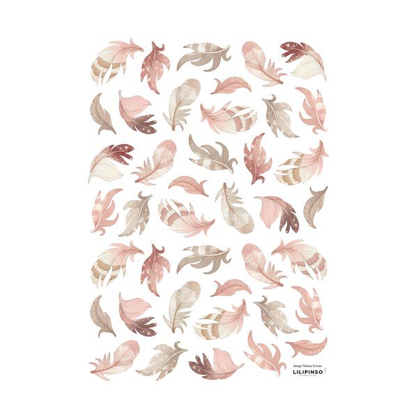 Kleebisleht 30x42 cm Feathers - Lilipinso