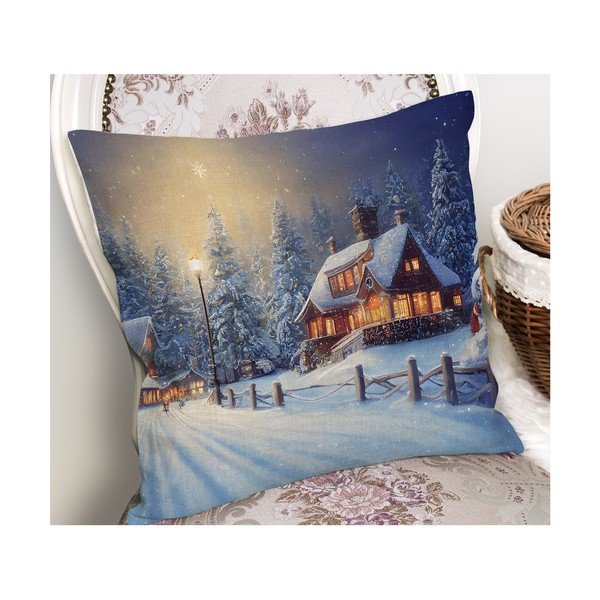 Jõulumotiividega padjapüür 43x43 cm - Mila Home-image-2