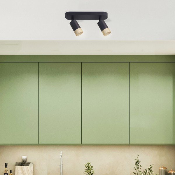 Must-puiduvärvi metallist varjuga  laevalgusti 34x5,5 cm Conti - Candellux Lighting-image-1