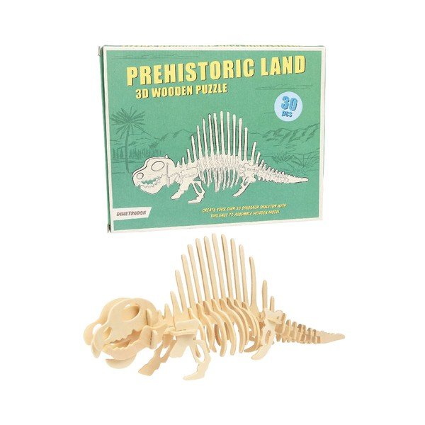 Dřevěné 3D puzzle dinosaurus Rex London Dimetrodon