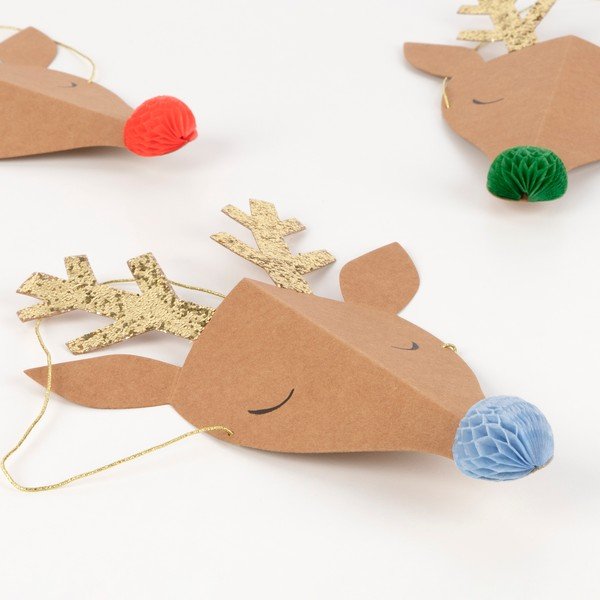 Pabermütside komplekt 6 tk Reindeer – Meri Meri-image-2