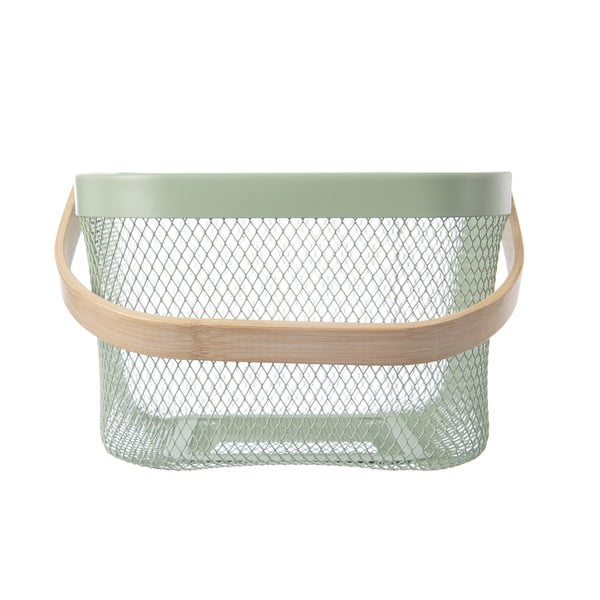 Metallist korv 24,5x27x30 cm Greenish - Orion-image-2