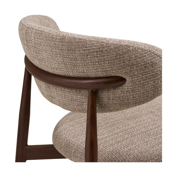 Beež-tumepruun polsterdatud söögitool Levanto – House Nordic-image-4