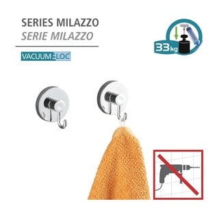 Hall isekinnituv vannitoatarvikute komplekt Milazzo - Wenko