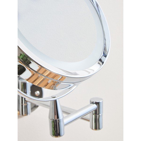 Kosmeetiline peegel valgustuse/suurendusega (2x suurendus) 18x29 cm Cassini - Premier Housewares-image-3
