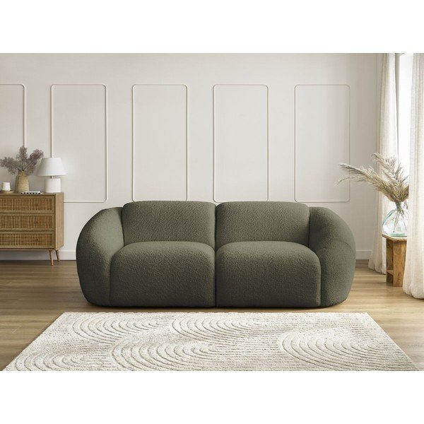 Roheline bukleekangast diivan 230 cm Tina - Bobochic Paris-image-3
