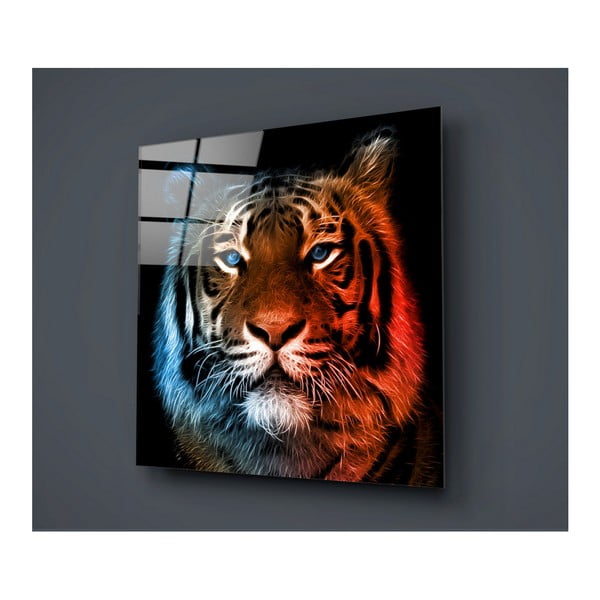 Klaasimaal Lõvi värviline, 40 x 40 cm - Insigne