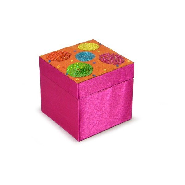 Ručně vyšívaná šperkovnice Paňdžáb