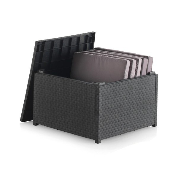 Kunstlikust rotangist aia küljelaud 56x56 cm - Juinsa-image-3